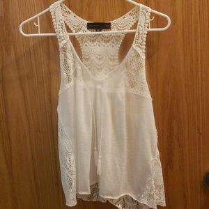 White lace top
